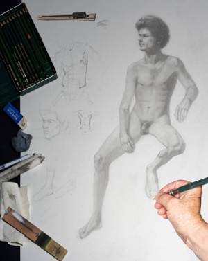 Estudio de desnudo 